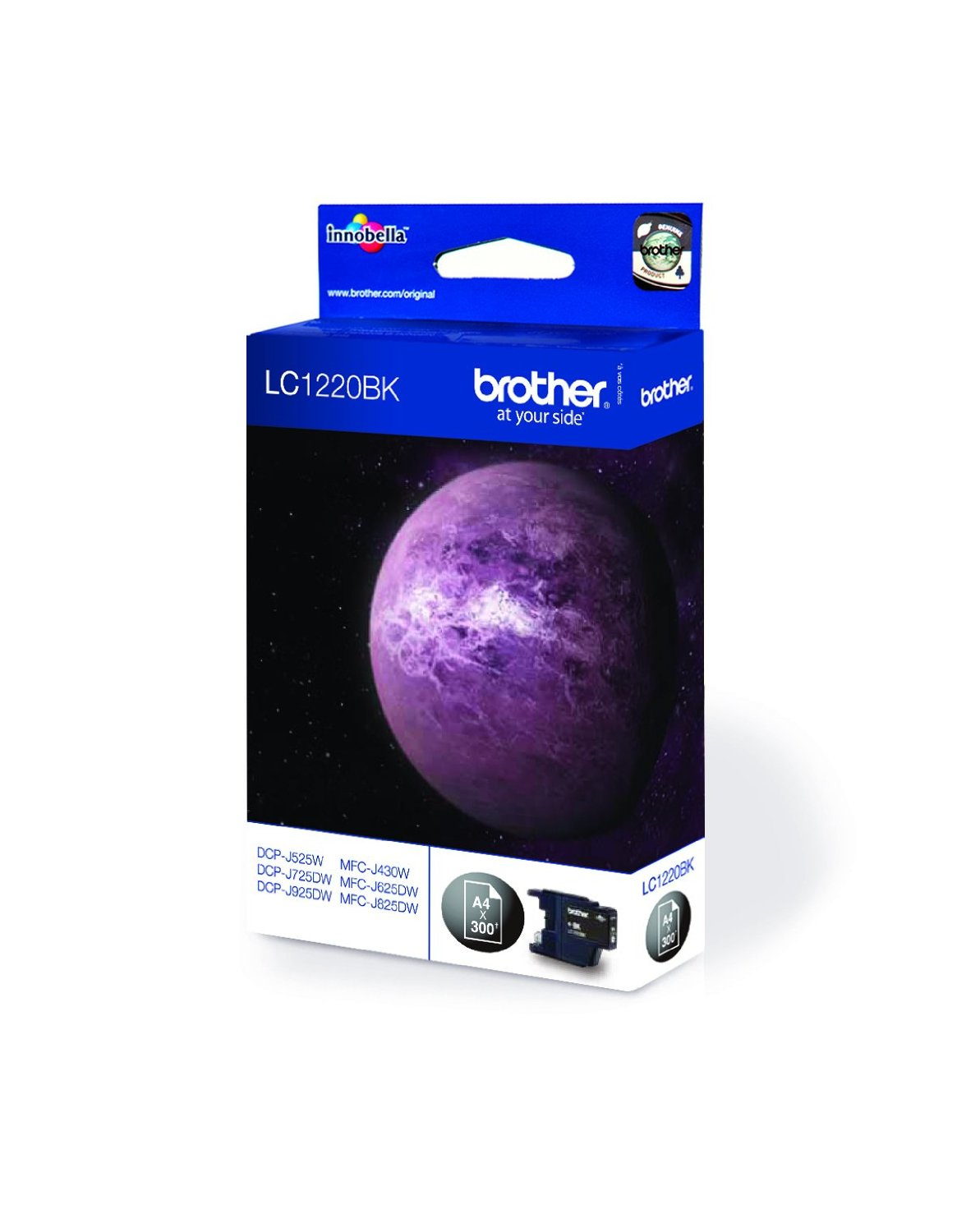 Brother Cartucho de tinta negro DCPJ725DW/J925DW/J430W, 300 paginas