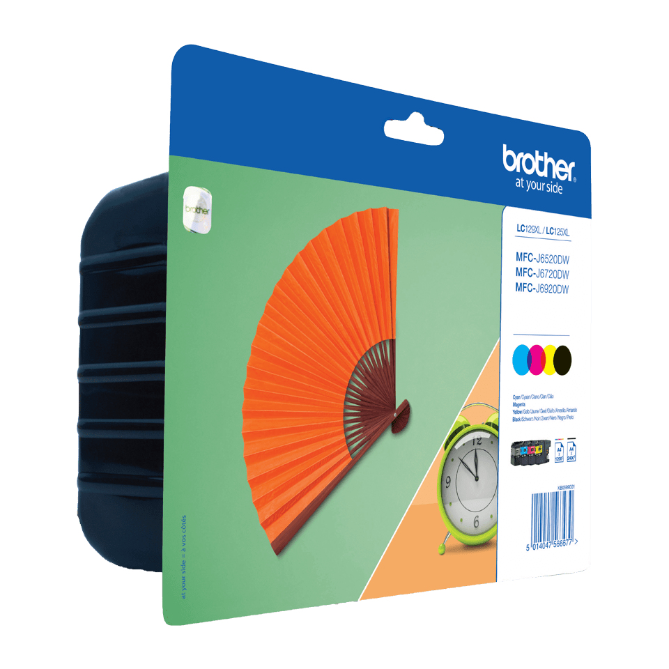 Brother Pack cartuchos de tinta negro, cian, magenta y amarillo…