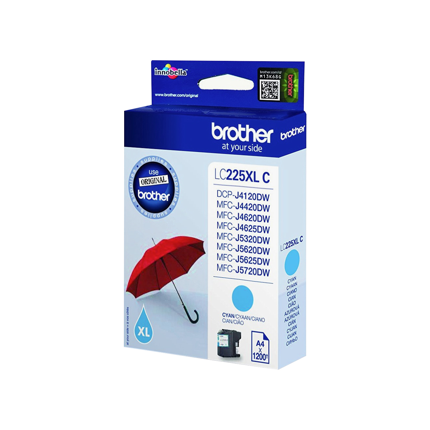 Brother Cartucho tinta azul super larga duracion MFCJ4120DW/MFCJ4620DW/MFCJ5320DW/MFCJ5620DW…