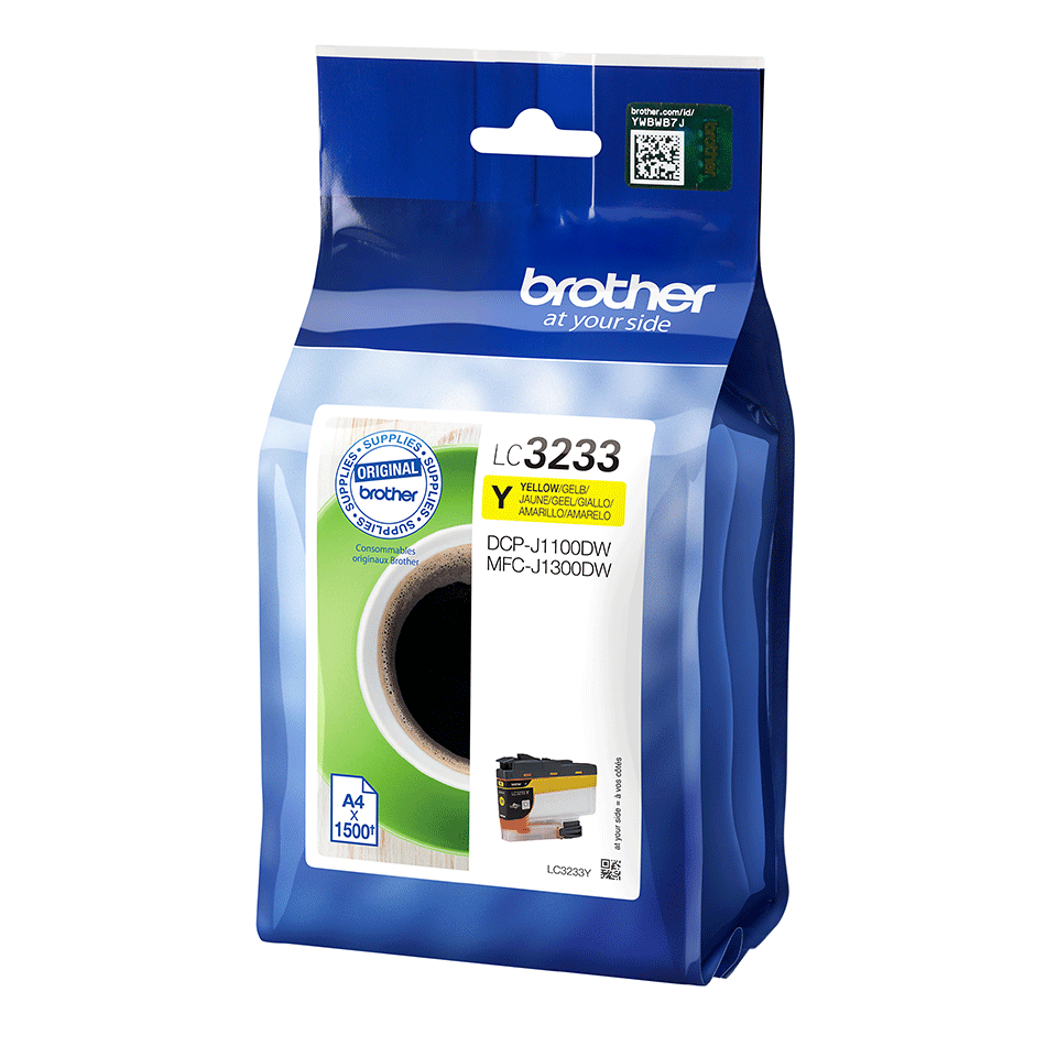 Brother Cartucho tinta Amarillo LC3233Y