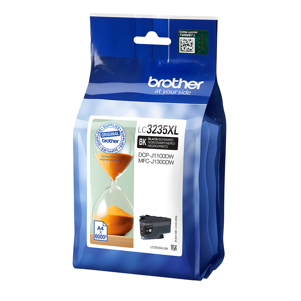 Brother Cartucho de tinta negro Larga Duracion LC3235XLBK