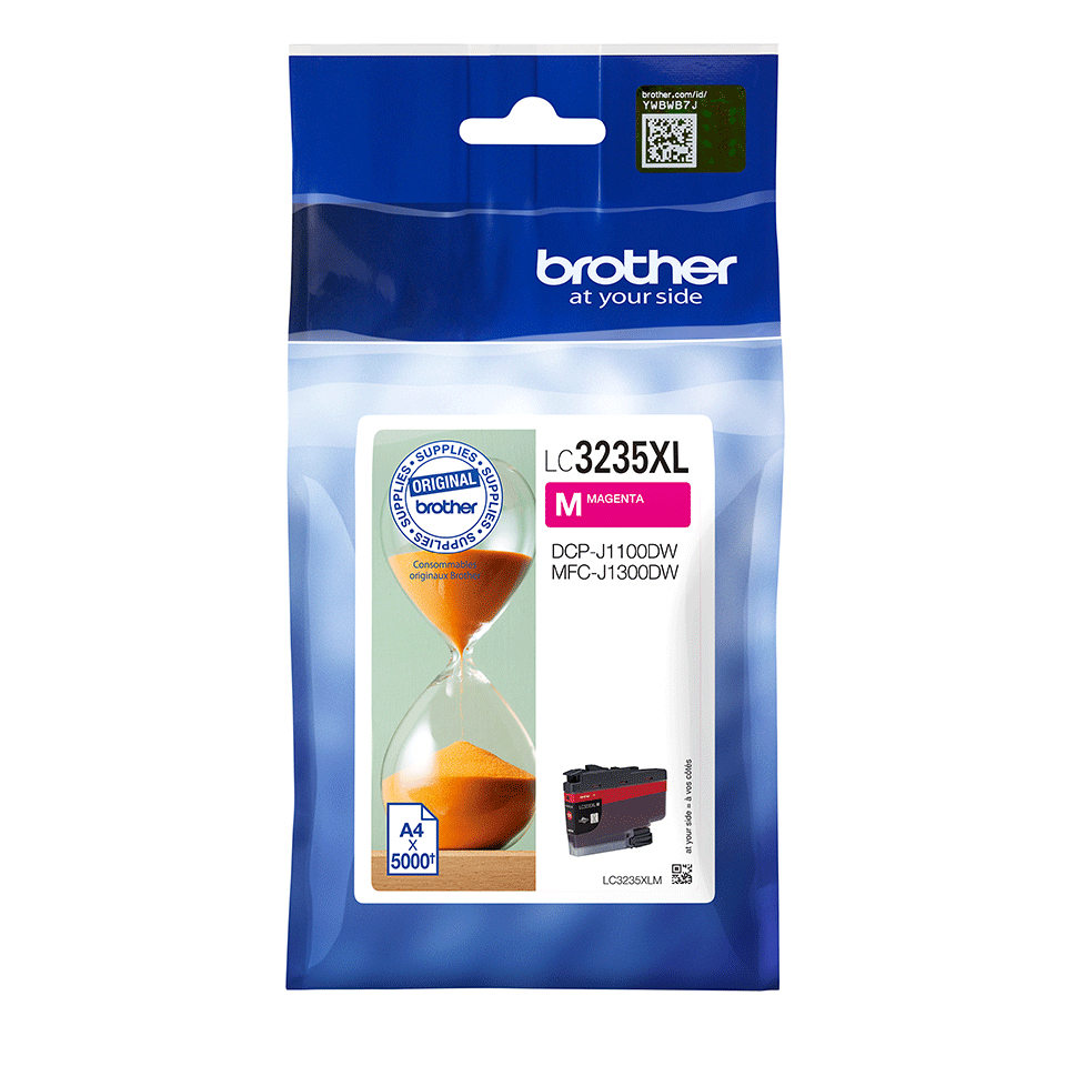 Brother Cartucho tinta Magenta Larga Duracion LC3235XLM