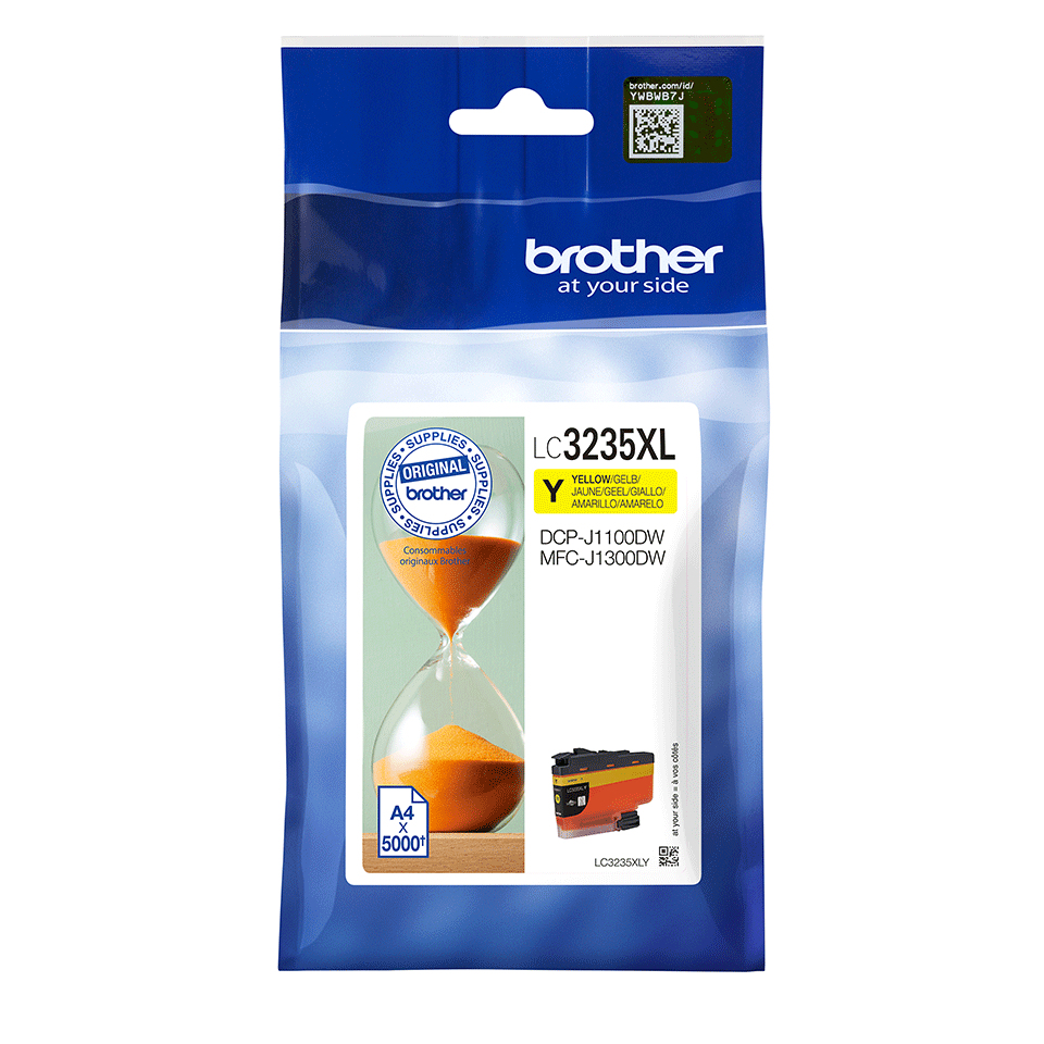 Brother Cartucho tinta Amarillo Larga Duracion LC3235XLY