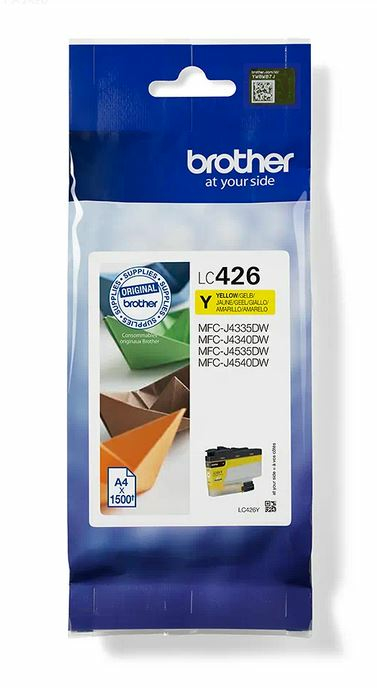 Brother tinta amarilla para MFCJ4340DW/MFCJ4540DW/MFCJ4540DWXL LC426Y