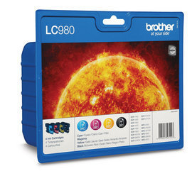 Brother Pack cartuchos Negro, Cian, Magenta y Amarillo DCP-145C/DCP-165C