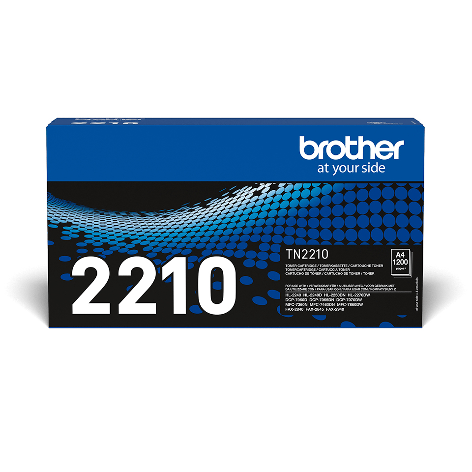 Brother Toner negro HL-2240D/2250DN/2270DW/Fax 2840 Toner 1.200 paginas