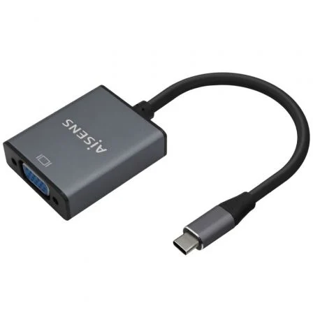 Aisens Conversor A109-0691/ USB Tipo-C Macho Gris – VGA