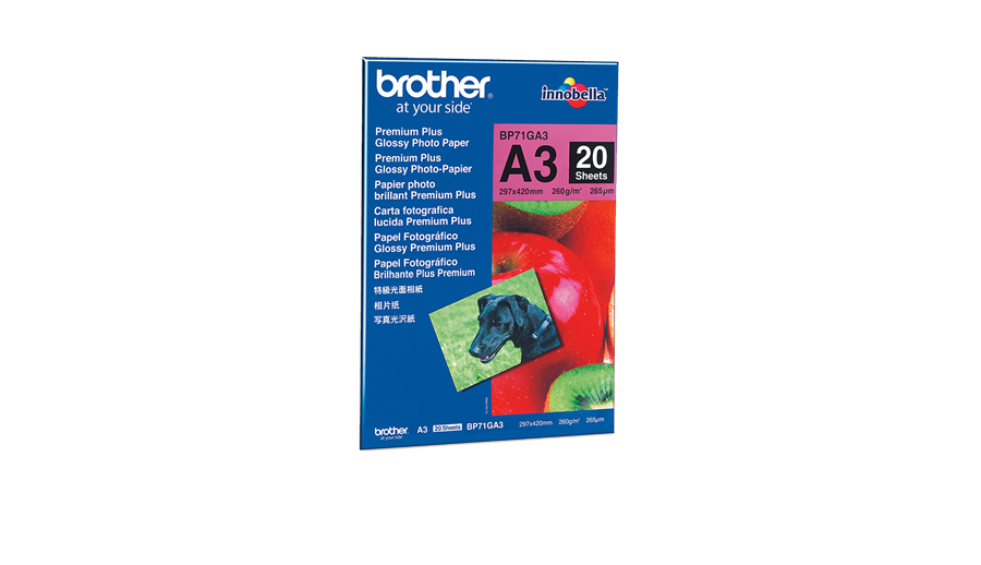 Brother Papel Inkjet Glossy A3 20h 260g/m2