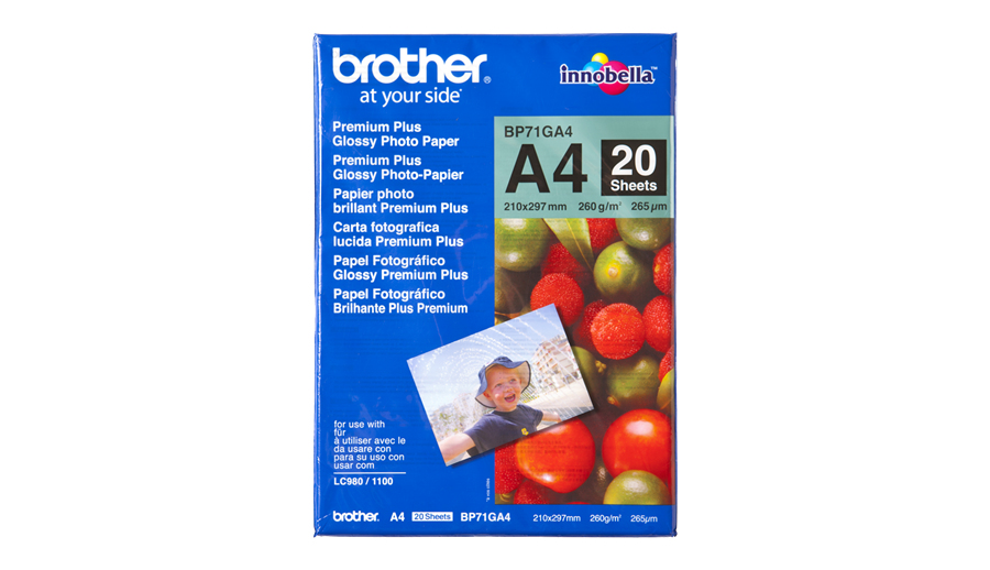 Brother Papel Inkjet Glossy A4 20h 260g/m2
