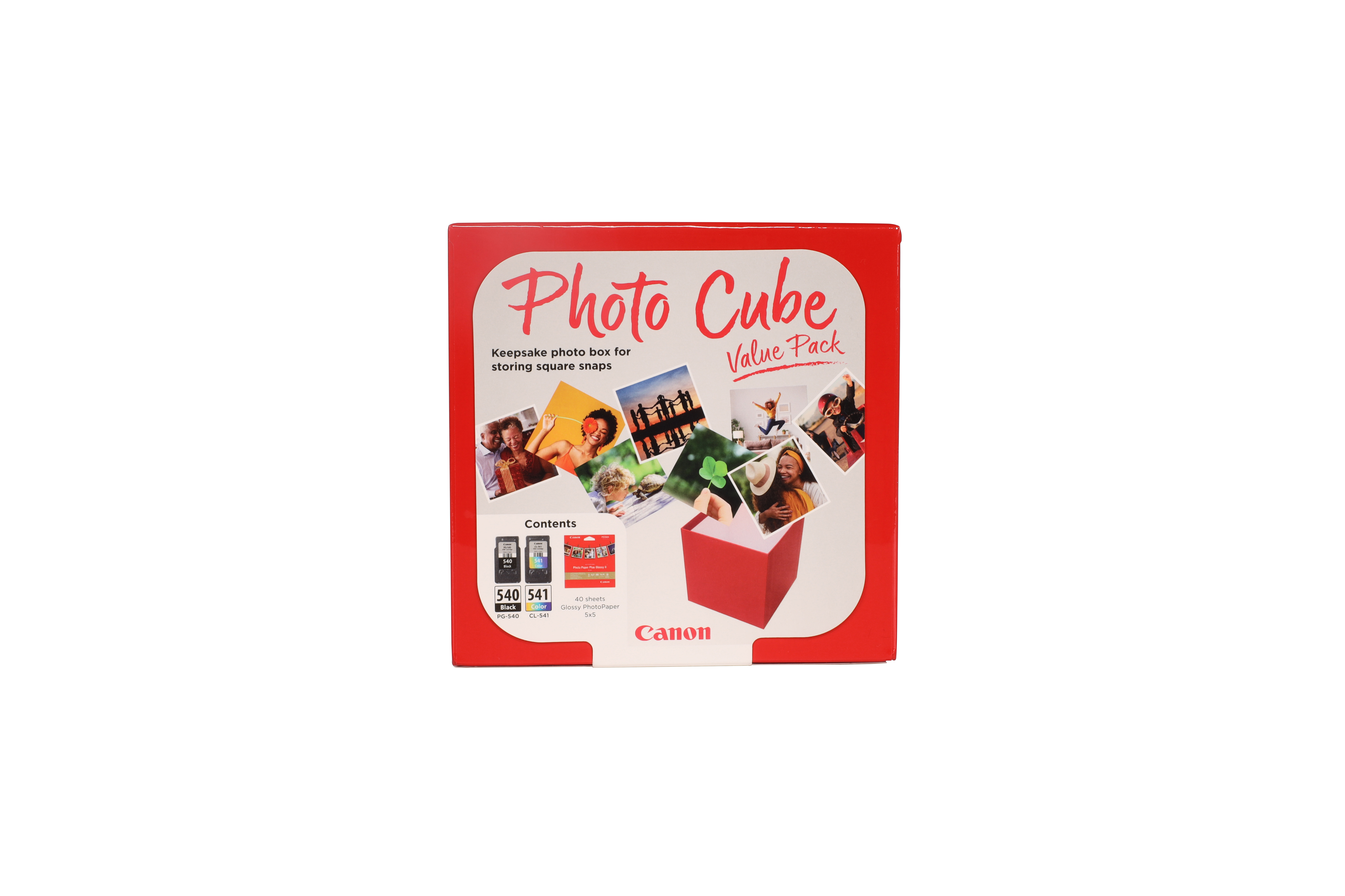 Canon Pack 2 PG540/CL541 Photo Cube Value Pack +40h. Photo Paper PP-201
