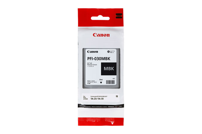 Canon TA-20/TA-30 TM240/TM340 Cartucho PFI-030 Negro Mate