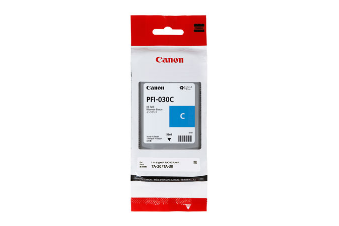 Canon TA-20/TA-30 TM240/TM340 Cartucho PFI-030 Cian