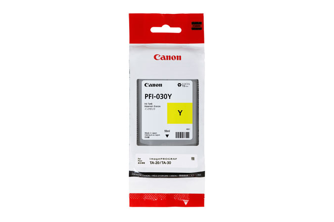 Canon TA-20/TA-30 TM240/TM340 Cartucho PFI-030 Amarillo