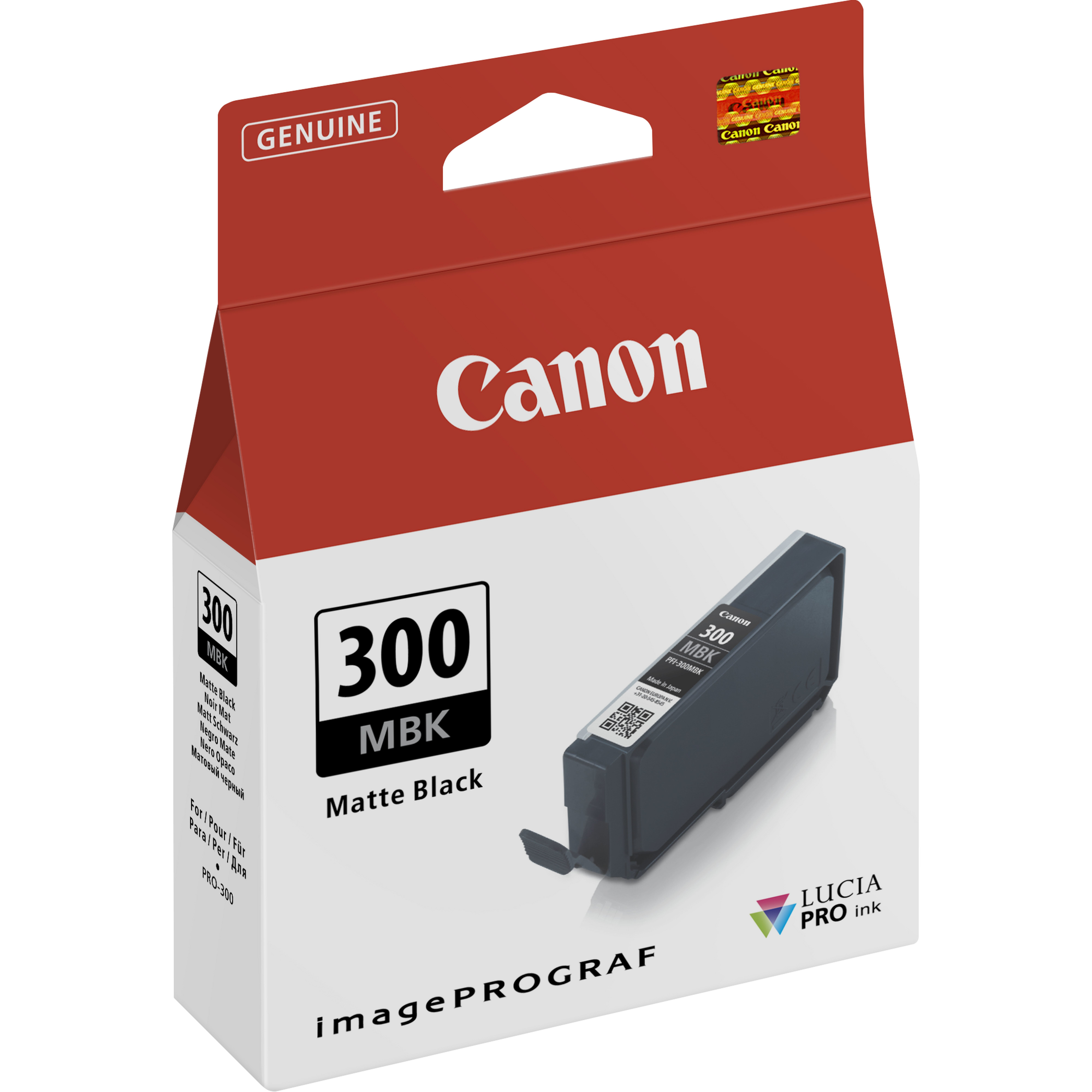 Canon tinta para imagePROGRAF PRO-300 PFI-300 Mbk Negro Mate