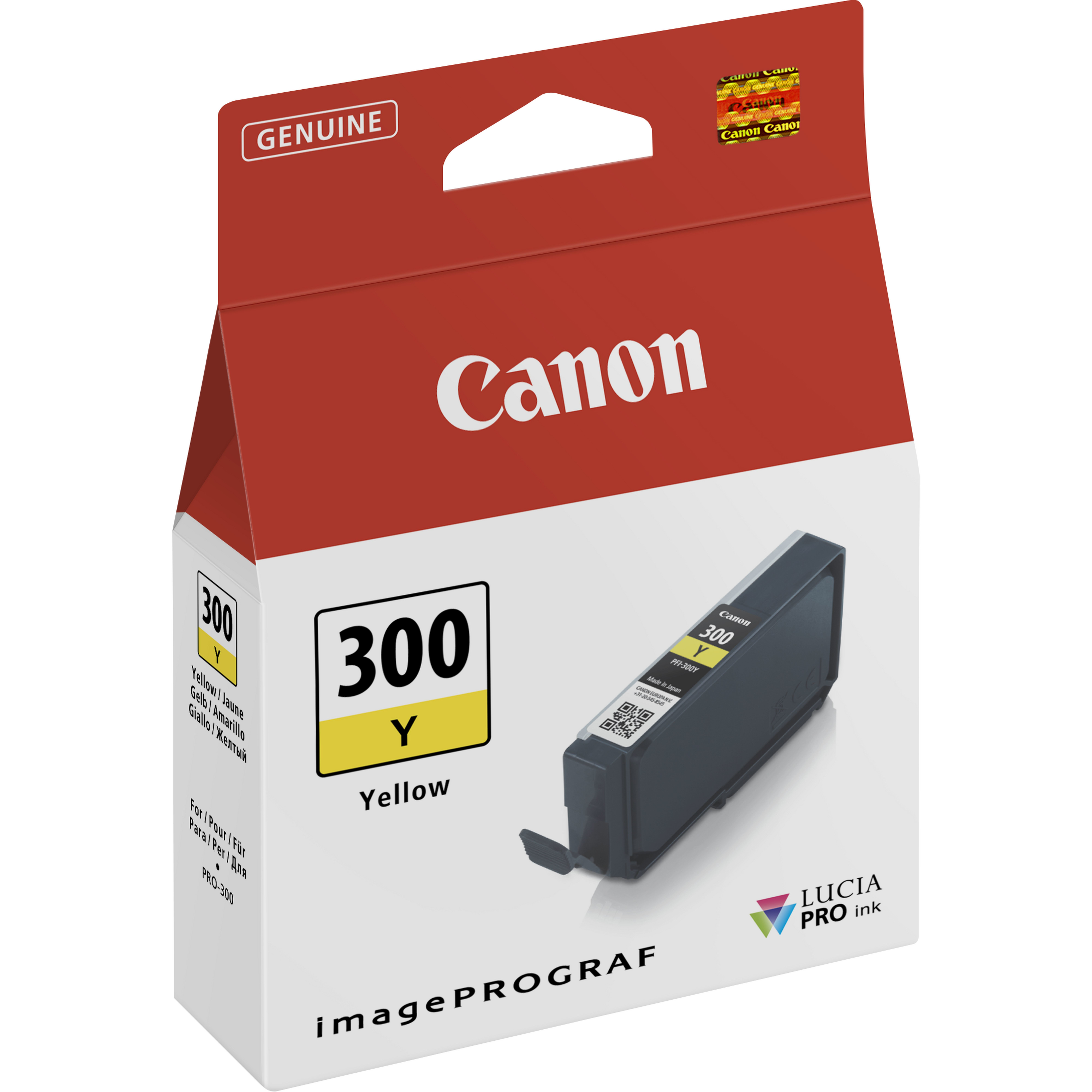 Canon tinta para imagePROGRAF PRO-300 PFI-300 Y
