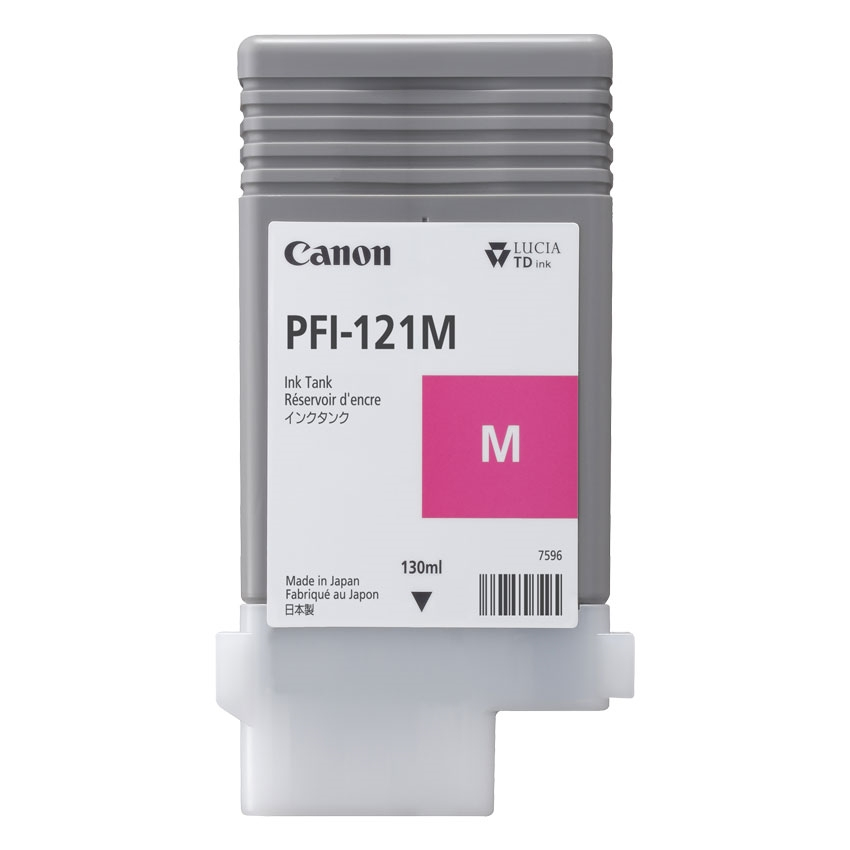 Canon Tinta gran formato Magenta para TM-255, TM-350, TM-355 PFI-121M 130ml