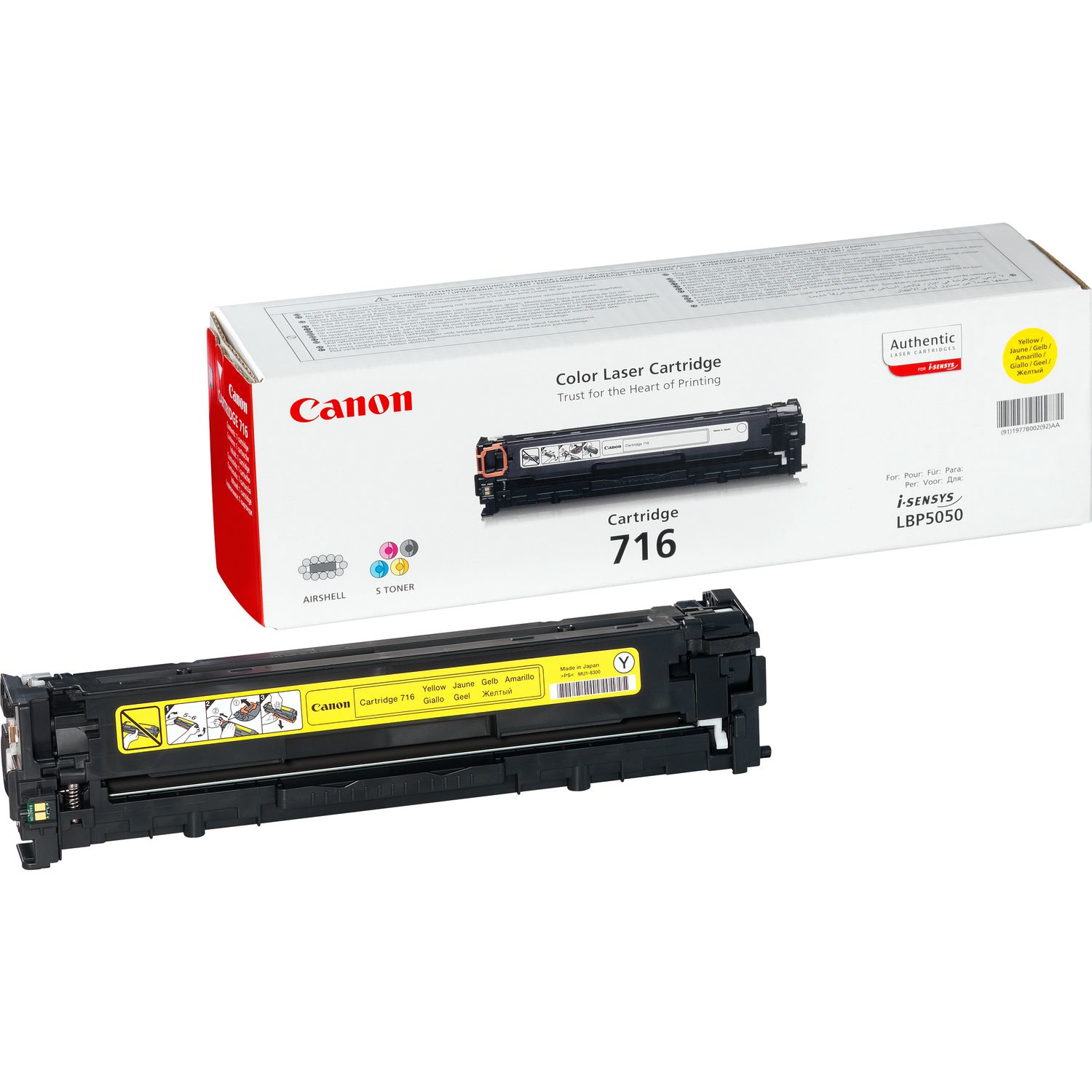 Canon LBP-5050/5050n Toner Amarillo