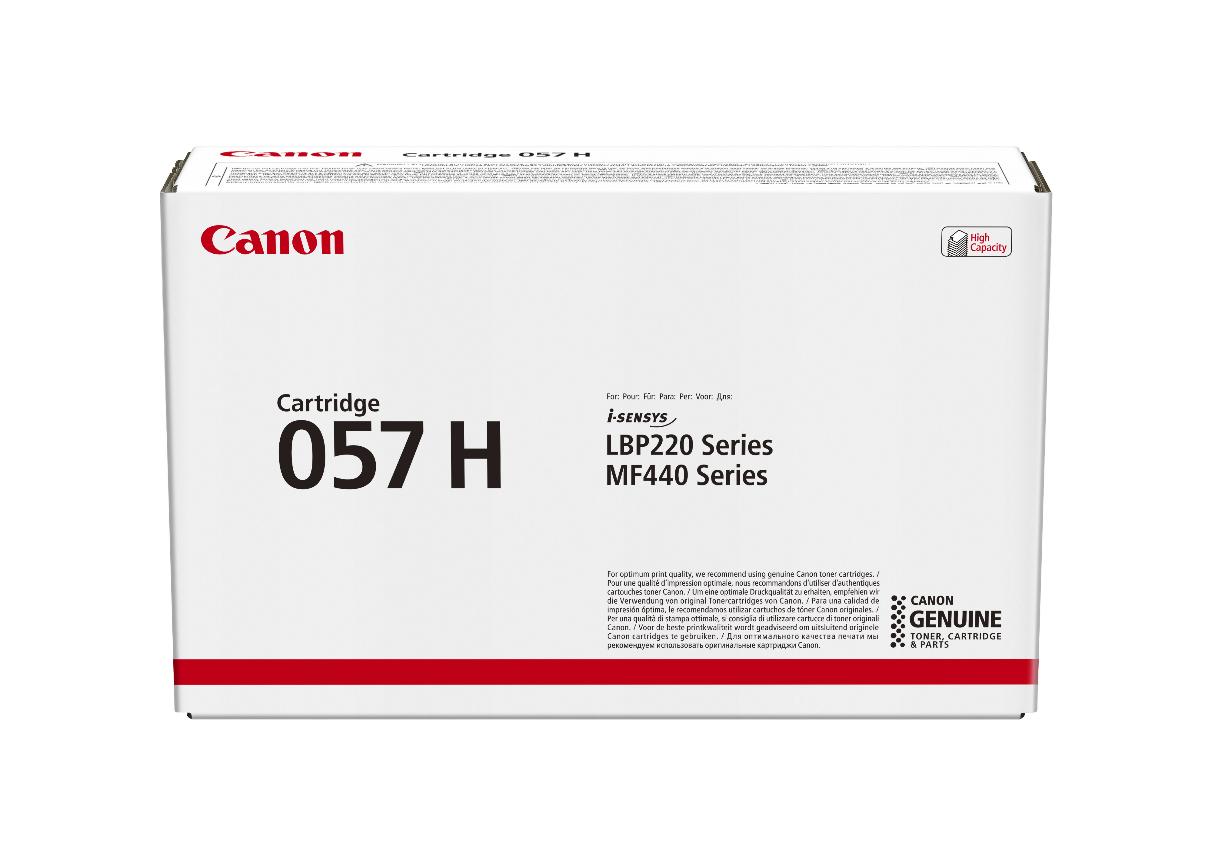 Canon Toner 057H i-SENSYS LBP223 LBP226 MF443 MF445