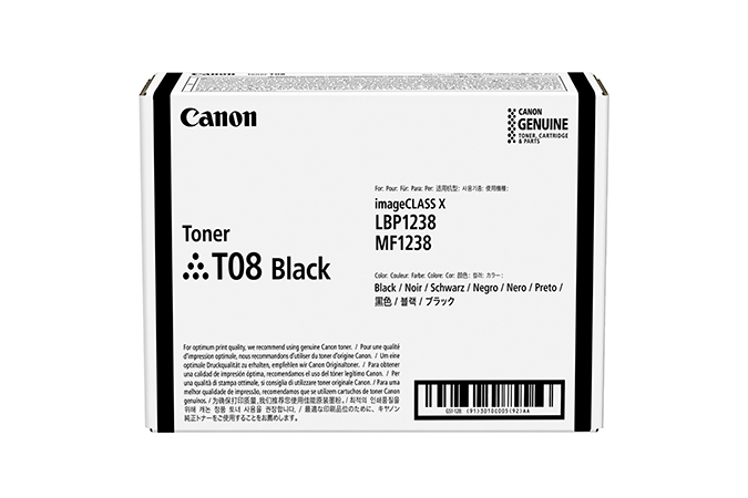 Canon Toner T08 1238P 1238i Negro