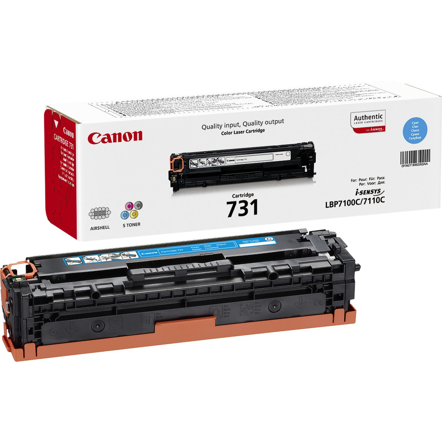 Canon 731C LBP7100CN/7110CW MF8230CN Toner Cian