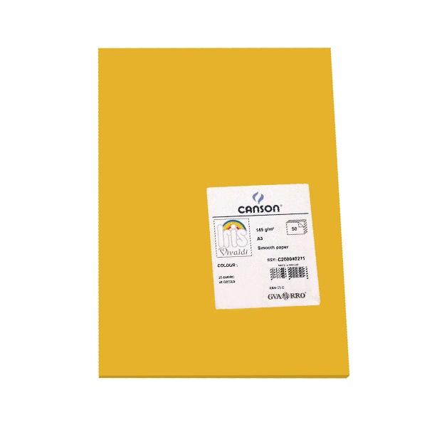 Canson Pack de 50 Cartulina 185g A3 cuero