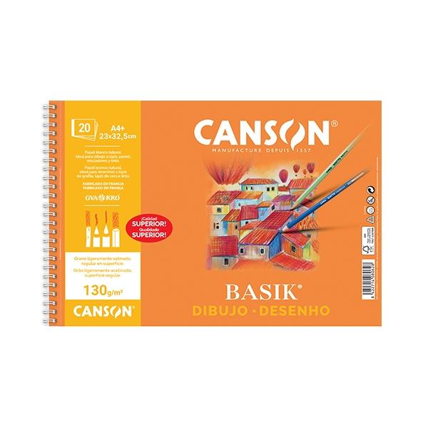 Canson Bloc De Dibujo Microperforado Basik 20H Liso 130G A4+