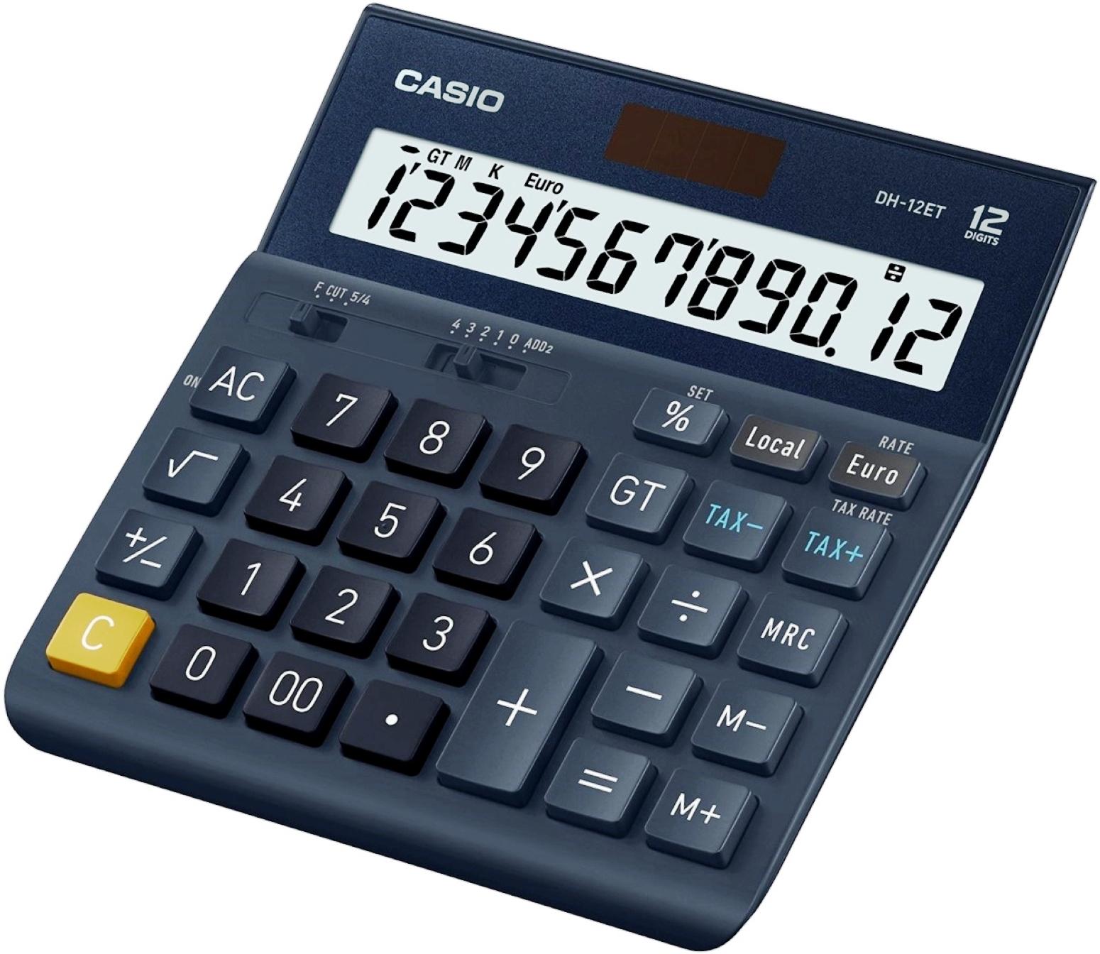 Casio Calculadora sobremesa DH-12ET 12 digitos