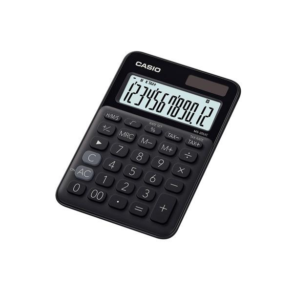 Casio Calculadora de sobremesa My Color MS-20UC-BK 12 digitos negro
