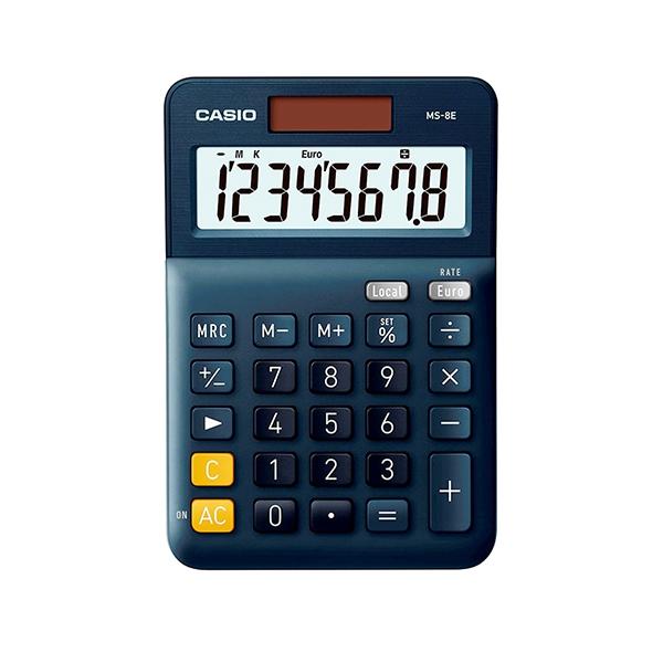 Casio Calculadora sobremesa MS-8E - Color azul oscuro