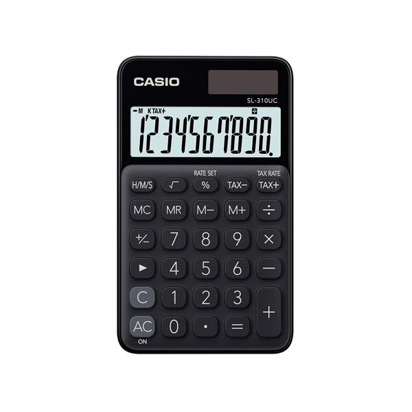 Casio Calculadora de bolsillo My Color SL-310UC-BK 10 digitos negro
