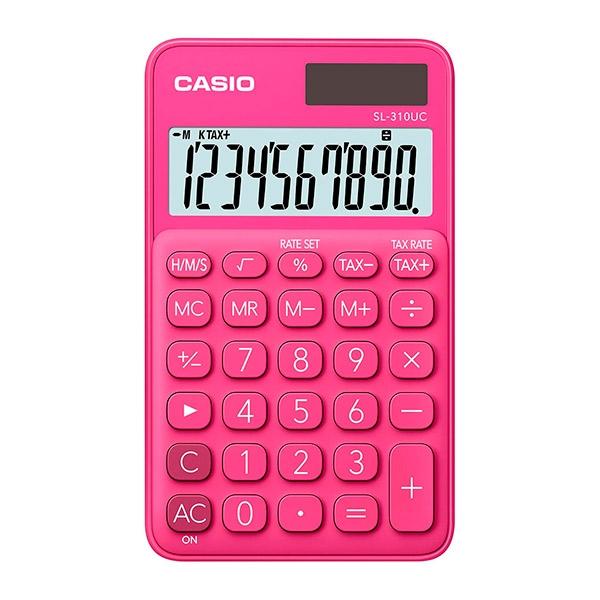 Casio Calculadora de bolsillo My Color SL-310UC-BK 10 digitos rosa