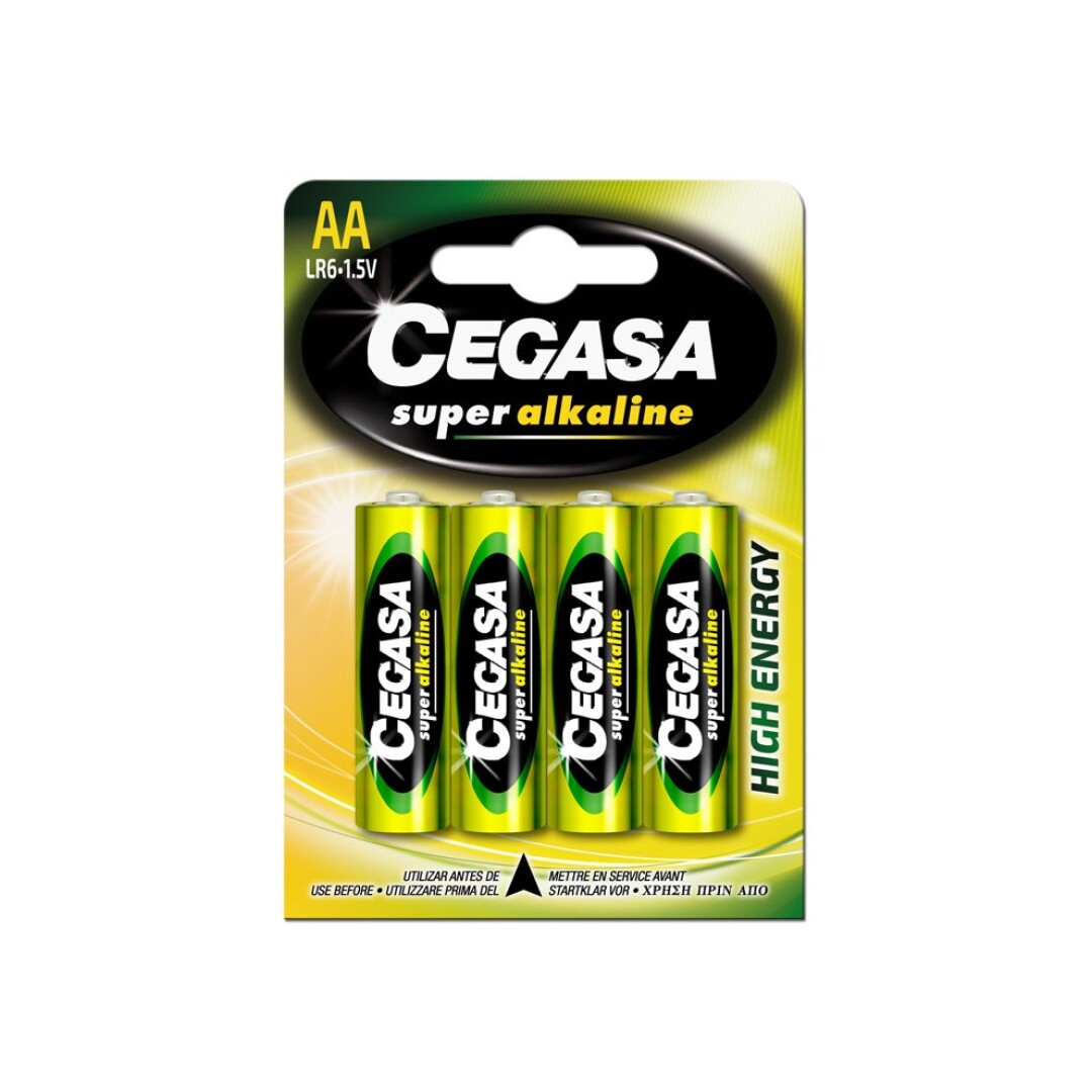Cegasa Pila Super Alc LR06 Blister 4 Uds