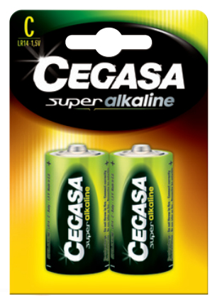 Cegasa Pila Super Alc LR14 Blister 2 Uds
