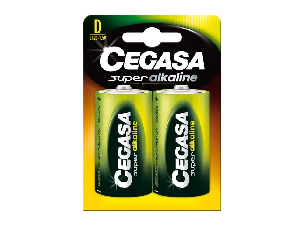Cegasa Pila Super Alc LR20 Blister 2 Uds