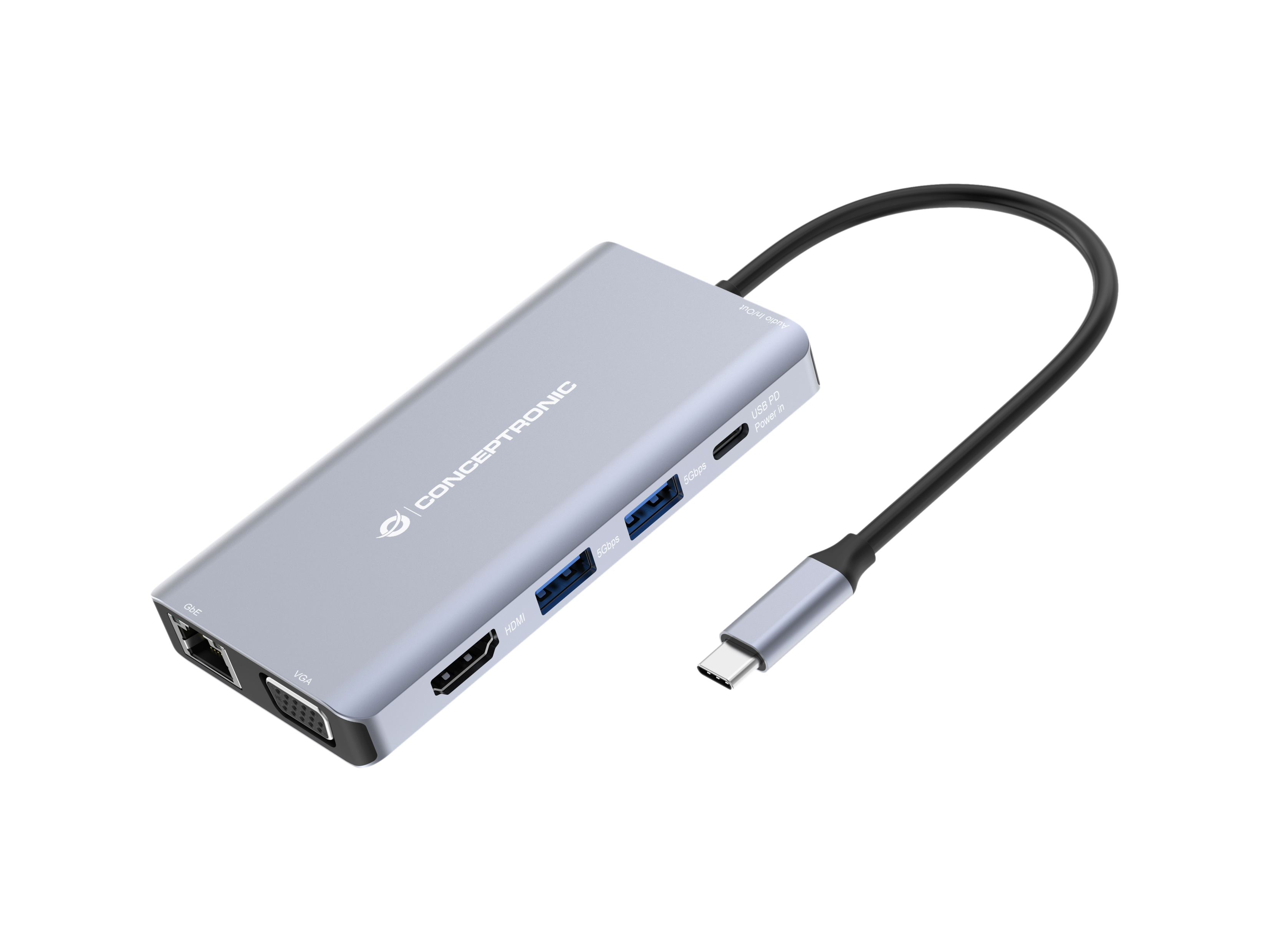 Conceptronic Docking – USB-C / RJ45