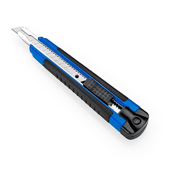 Dahle Cutterbloqueable 9mm azul con 2 cuchillas de repuesto