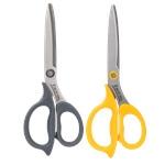 Deli Bl. Tijeras ergonomicas acero inoxidable 21cm