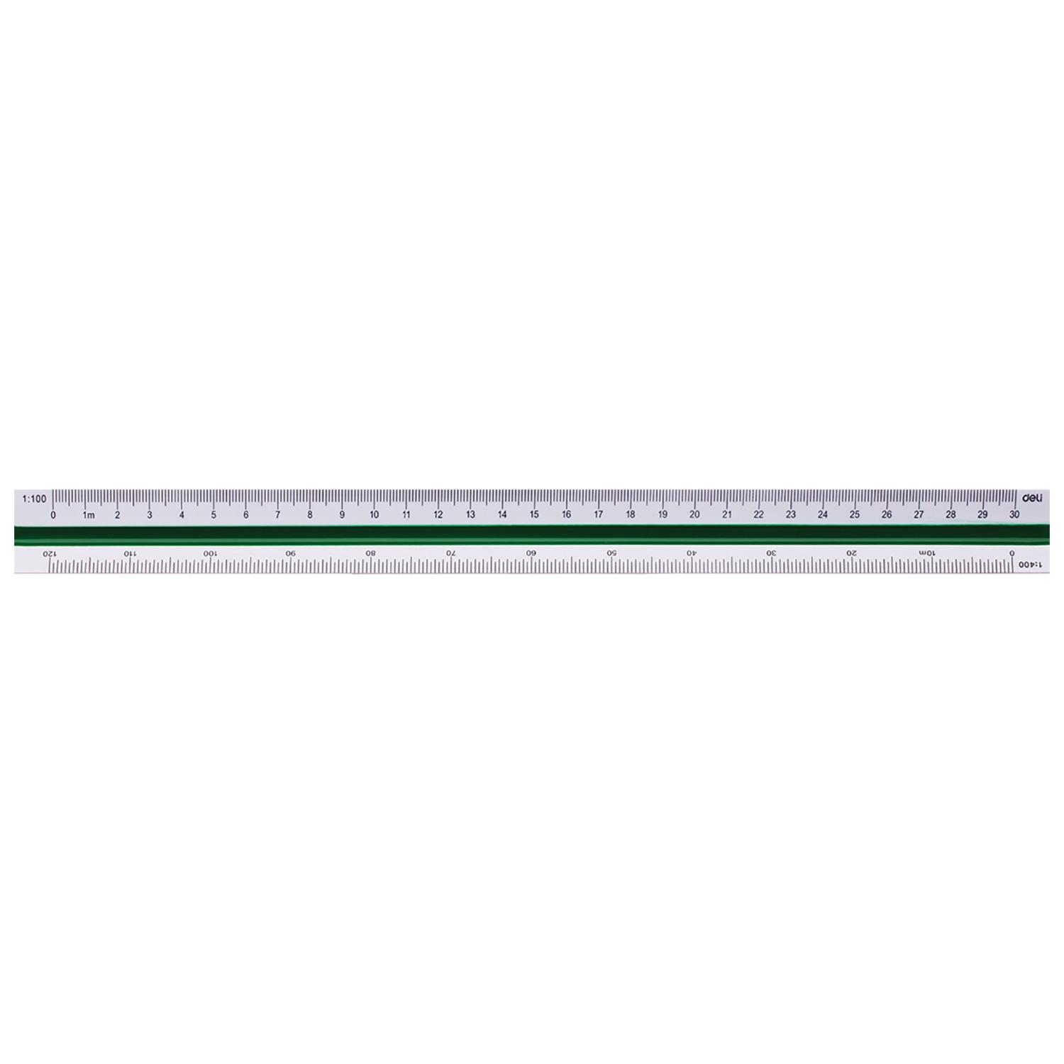 Deli Escalimetro 30cm 6 escalas