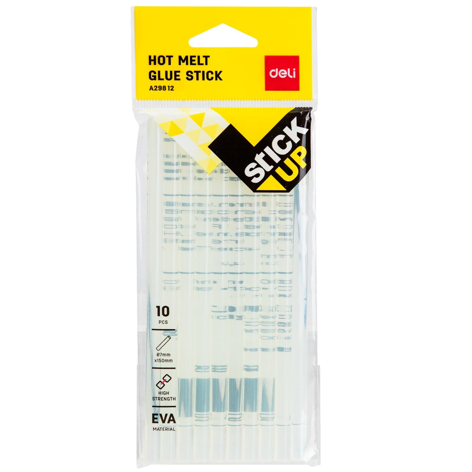 Deli Paq. Barras de silicona termofusible diam 7mm largo 150mm