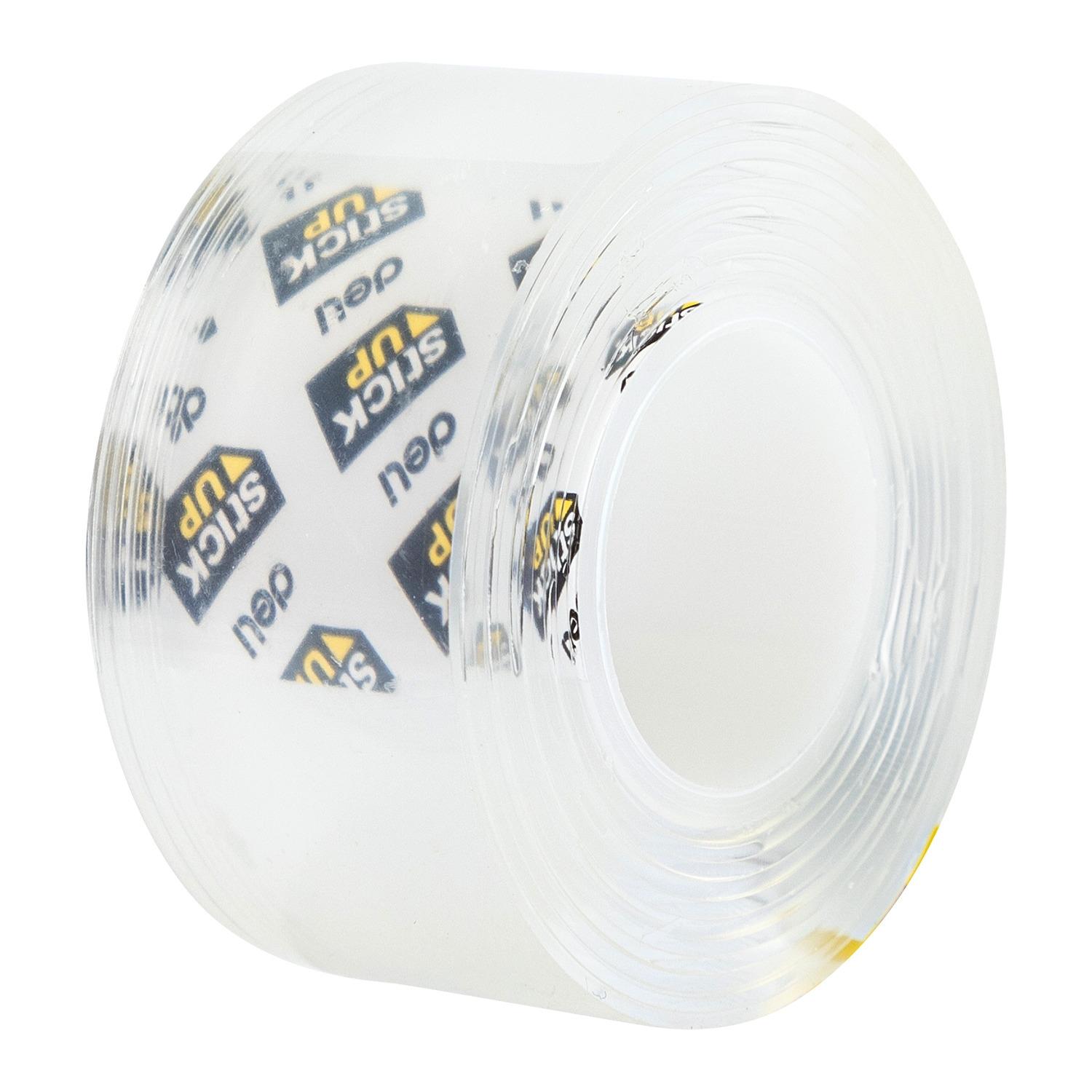 Deli Cinta doble cara acrilica 25, 4mmx1, 5m cristal