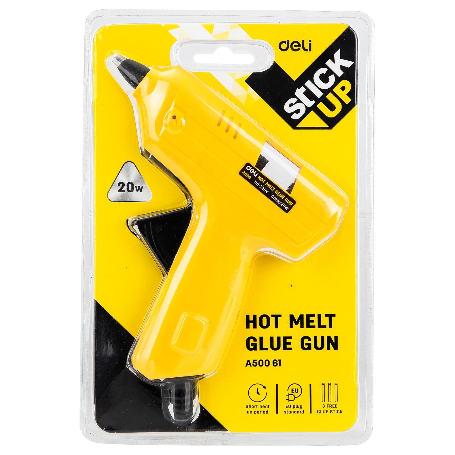 Deli Pistola de silicona termofusible diametro 7mm 20W