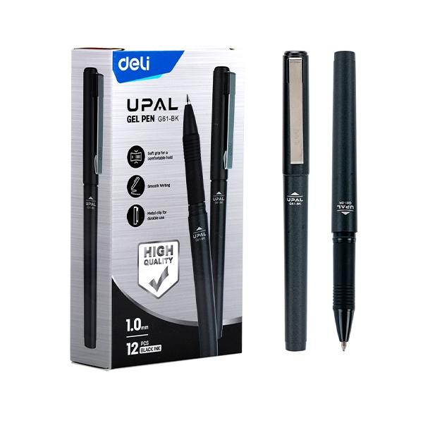 Deli Roller gel Upal punta 1mm negro
