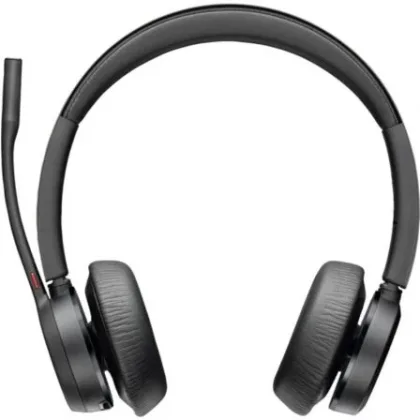 Microsoft Inalámbricos Poly Voyager 4320 para Teams + Adaptador BT700/ con Micrófono – Bluetooth