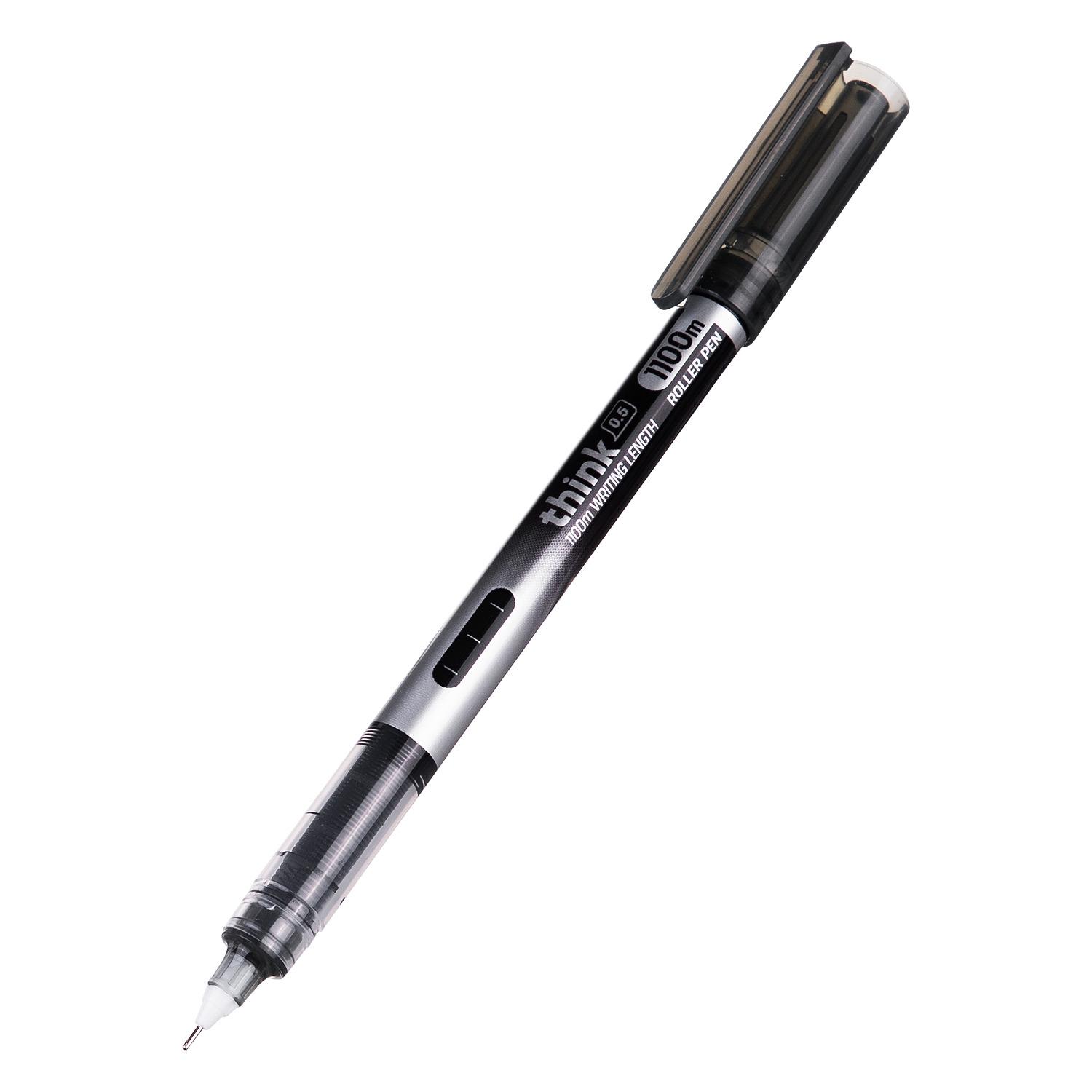 Deli Roller tinta liquida Think 0, 5mm negro