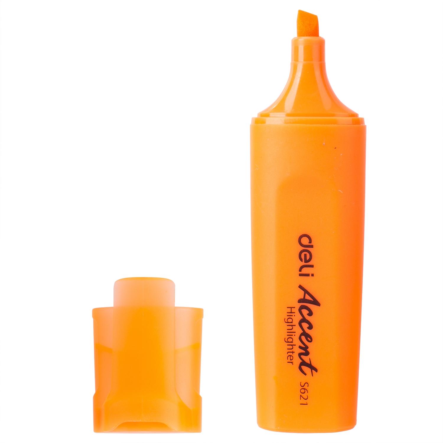 Deli Marcador fluorescente Deli Accent punta biselada 1-5mm naranja