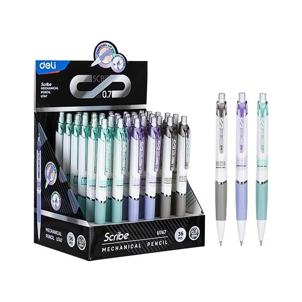 Deli Portaminas con grip Scribe mina 0, 5mm