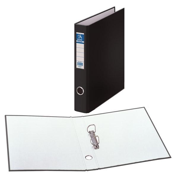 Dohe Carpeta 2 anillas mixtas 40mm folio negro