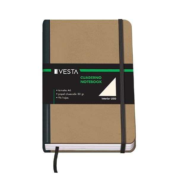 Dohe Cuaderno Vesta Nature tapa cartone liso A6