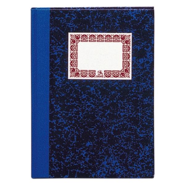 Dohe Cuaderno cartone rayado horizontal 100h folio azul