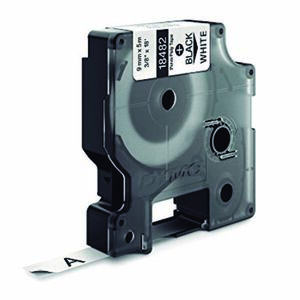 Dymo Rhino Cinta ID1-9 Negro/blanco polyester